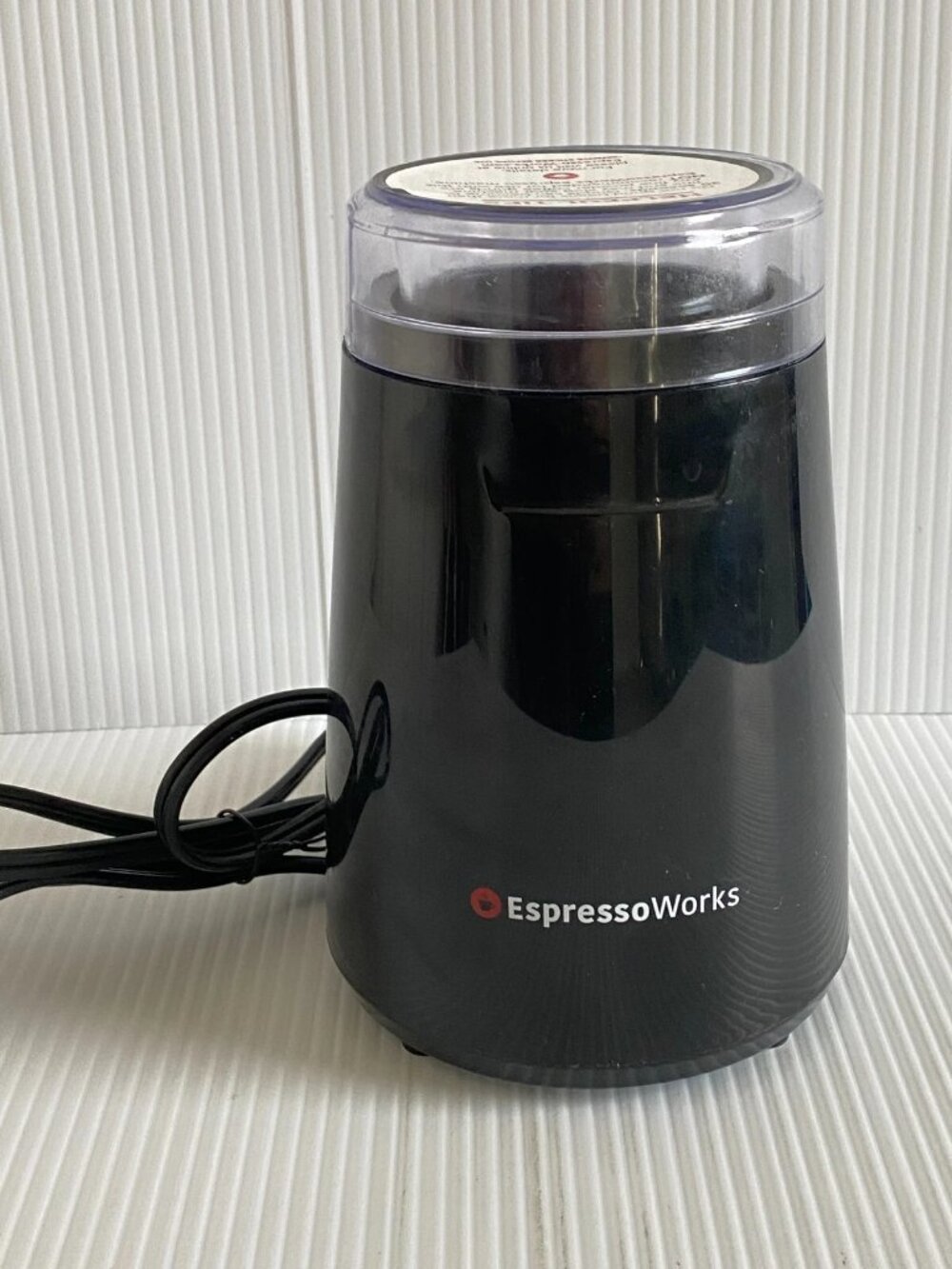 Espresso Works Espresso Machine Bean Grinder ONLY Black